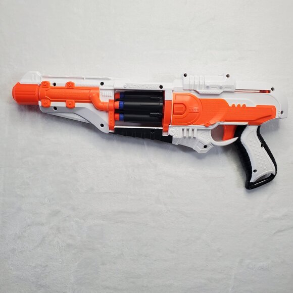 NERF Doomlands Longarm Gun Dart Blaster Includes 5 Darts - Picture 2 of 6